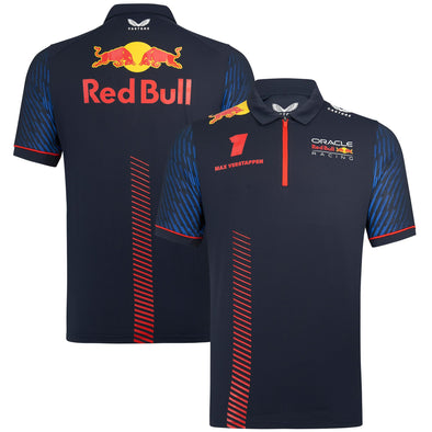 Max Verstappen Red Bull Racing  Driver Edition Quarter-Zip Polo- Navy-Men