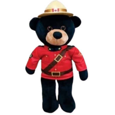 RCMP Sergeant Black Bear 11"
