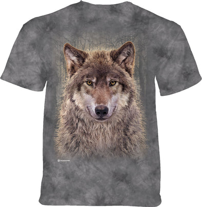 The Mountain-Gray Wolf Forest Classic Cotton T-Shirt