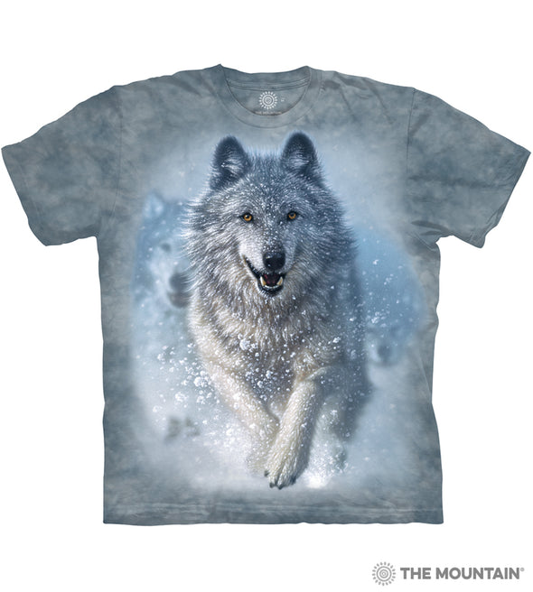 The Mountain Snow Plow T-shirt - Adult - Blue