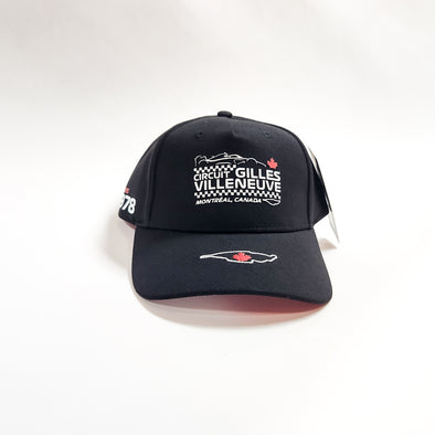 Circuit Gilles Villeneuve -  Montreal Cap -Black