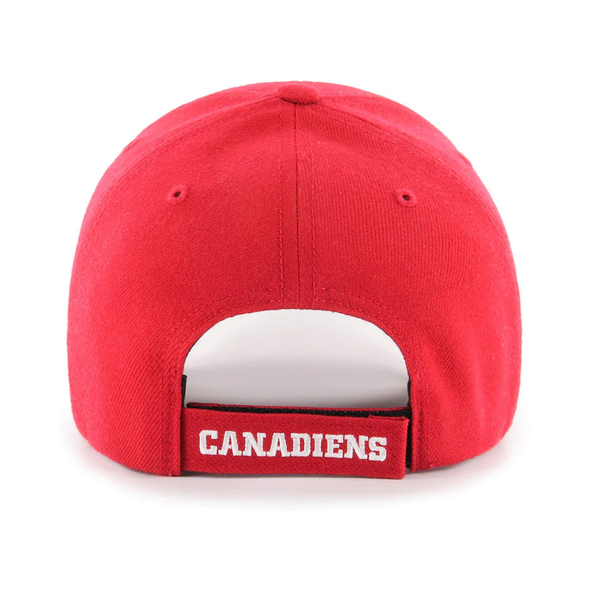 NHL® Montreal Canadiens Team '47 MVP Adjustable Adult Baseball Cap - Red / Navy Blue