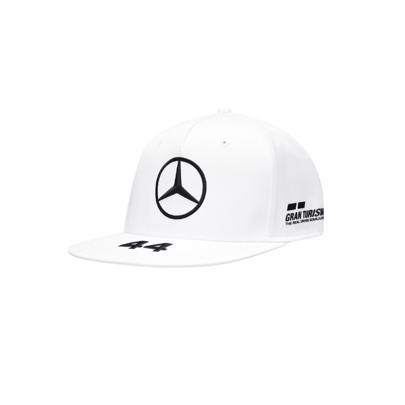Mercedes AMG Petronas F1™ Team Lewis Hamilton Flat Brim Cap - Men - Black or White