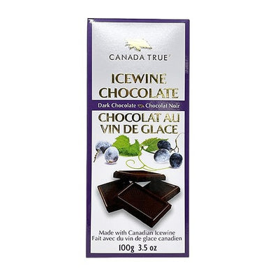 Canada True IceWine Chocolate Dark Chocolate Bar 100g