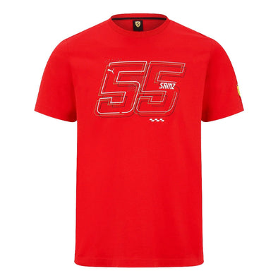 Ferrari Fanwear Drivers T-Shirt Carlos Sainz Red