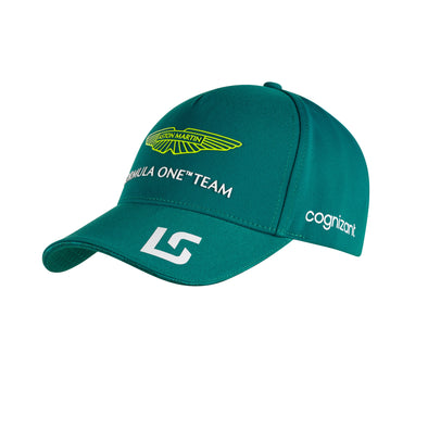 Aston Martin Aramco Cognizant F1 Official Lance Stroll Team Cap - Green
