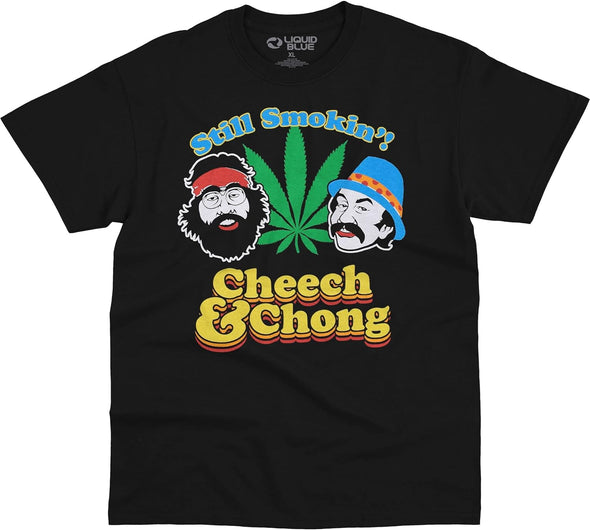 Cheech And Chong Still Smokin Black T-Shirt