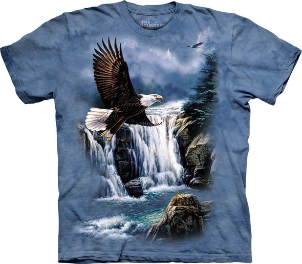 The Mountain Majestic Flight T-Shirt - Adult - Blue