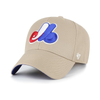 Montreal Expos Team '47 MVP Adjustable Adult Snapback Baseball Cap - Sand/Brown