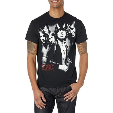 AC / DC Highway Group Adult T-Shirt - Black