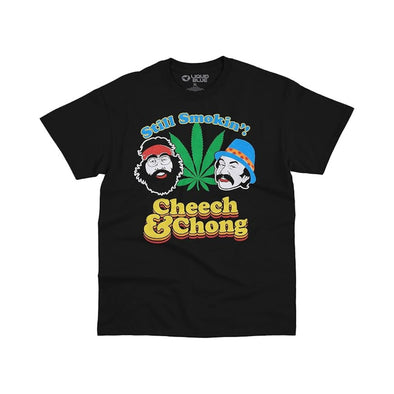 Cheech & Chong Still Smokin' Adult T-shirt - Black