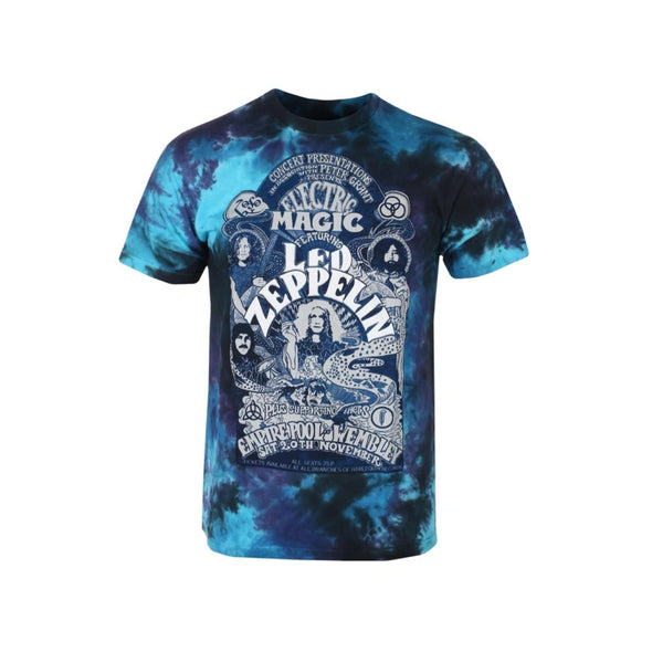 Led Zeppelin Electric Magic Featuring Adult T-Shirt - Blue