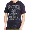 Led Zeppelin USA Tour 77 Adult T-Shirt - Blue