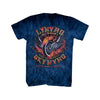 Lynyrd Skynyrd Big Wheels Adult - T-Shirt - Liquid Blue