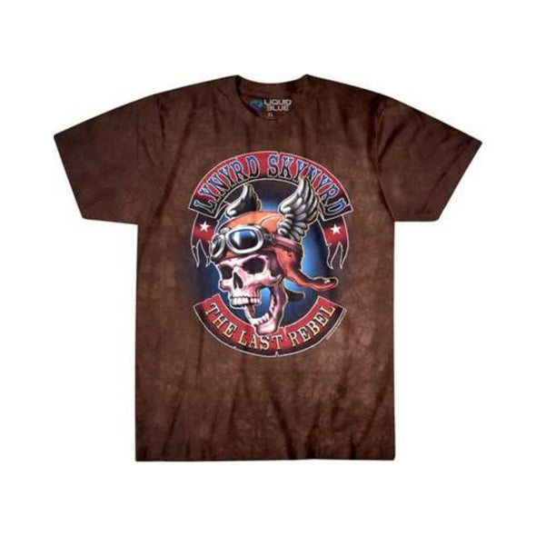 Lynyrd Skynyrd The Last Rebel Adult T-Shirt - Brown