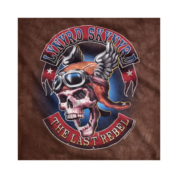 Lynyrd Skynyrd The Last Rebel Adult T-Shirt - Brown