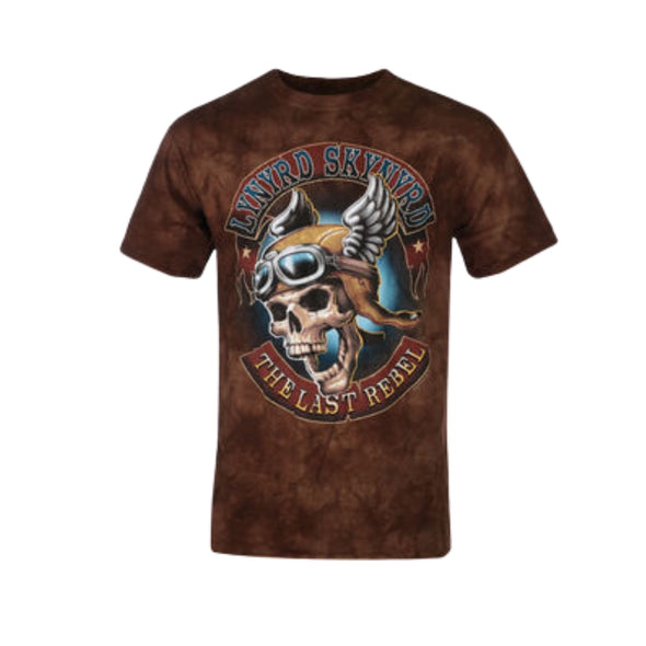Lynyrd Skynyrd The Last Rebel Adult T-Shirt - Brown