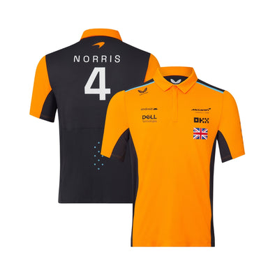 McLaren F1™ Team Lando Norris Men's Polo - Papaya