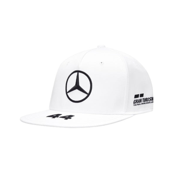 Mercedes AMG Petronas F1™ Team Lewis Hamilton Flat Brim Cap - Men - Black or White