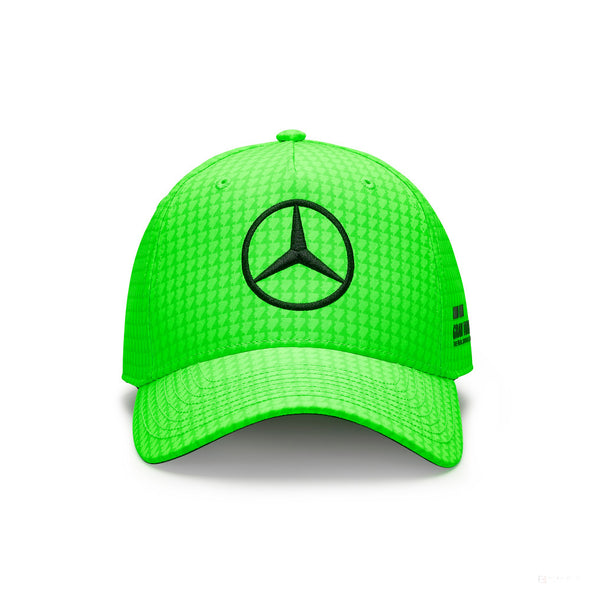 Mercedes AMG Petronas F1 Lewis Hamilton Adult Baseball Cap - Withe / Black / Lime / Red / Purple