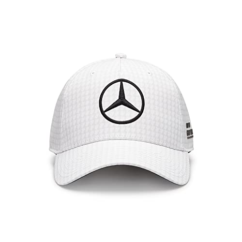 Mercedes AMG Petronas F1 Lewis Hamilton Adult Baseball Cap - Withe / Black / Lime / Red / Purple