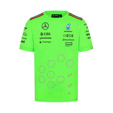 Mercedes AMG Petronas F1™ Team Set Up Men's T-shirt - Neon Green