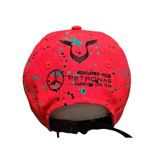 Mercedes AMG Petronas F1™ Team Lewis Hamilton Neon Party Baseball Adult Cap - Pink Neon