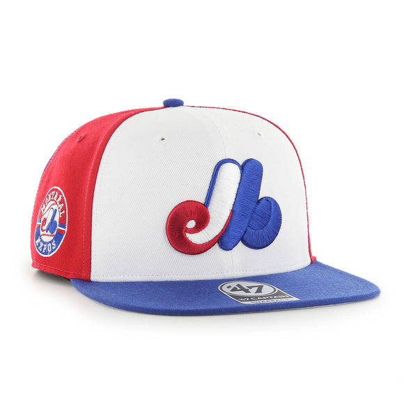 Montreal Expos MLB '47 CAPTAIN Adult Baseball Cap Snapback - Tricolor