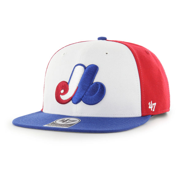 Montreal Expos MLB '47 CAPTAIN Adult Baseball Cap Snapback - Tricolor