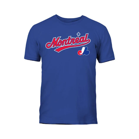 Montreal Expos MLB City Pride Adult T-shirt - Blue