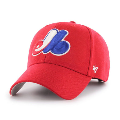 Montreal Expos Team '47 MVP Cooperstown Adults  Baseball Cap - Red