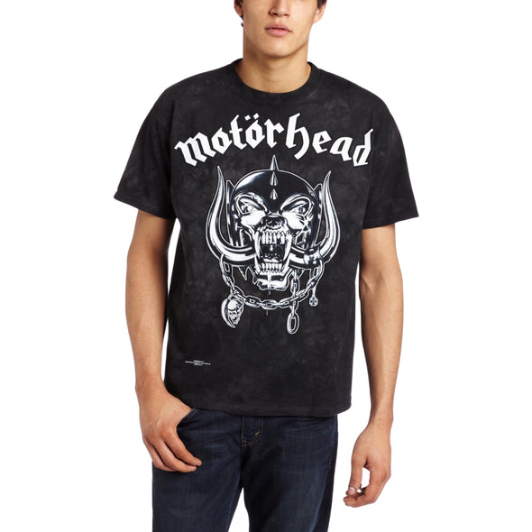 Motorhead Logo Tie-Dye T-Shirt - Black