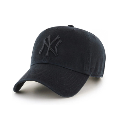 NEW YORK YANKEES '47 Clean Up Adjustable Adult Baseball Cap - Black/Black