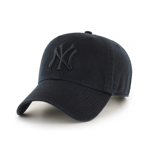 NEW YORK YANKEES '47 Clean Up Adjustable Adult Baseball Cap - Black/Black