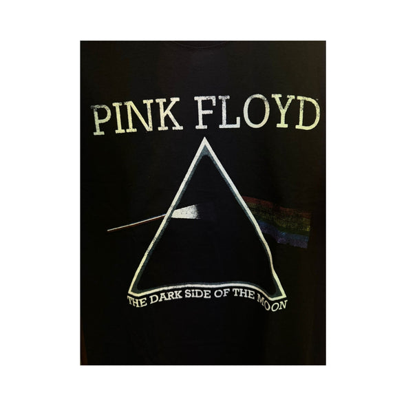 Pink Floyd Dark Triangle Adult T-Shirt - Black