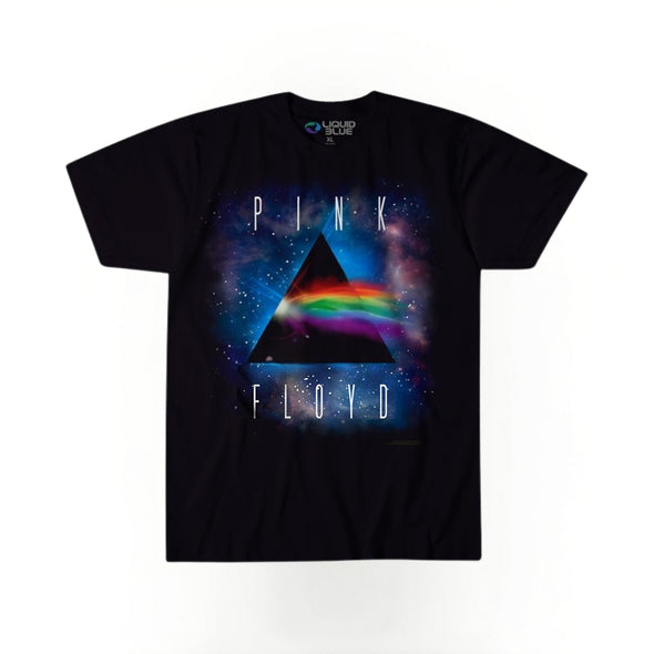 Pink Floyd Dark Side Space Athletic Adult T-Shirt - Black