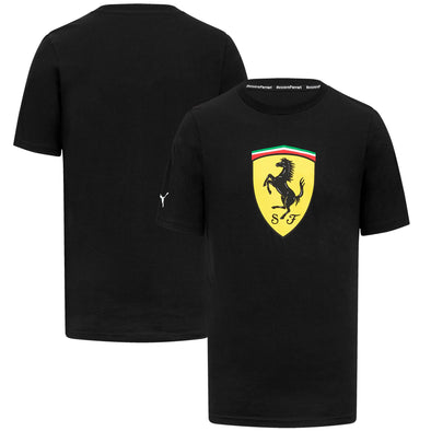 Puma Scuderia Ferrari Big Shield T-shirt - Men - Black or Red