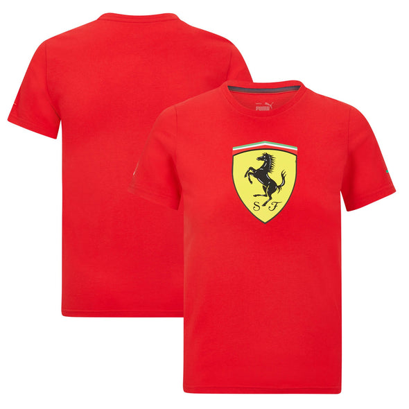Puma Scuderia Ferrari Big Shield T-shirt - Men - Black or Red