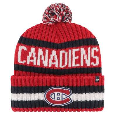 Montreal Canadiens '47 Red Bering Cuffed Knit Hat with Pom