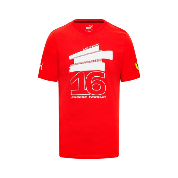 Scuderia Ferrari F1™ Charles Leclerc #16 Driver Men T-Shirt - Red