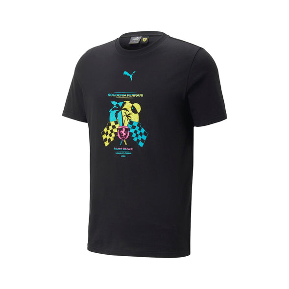 Scuderia Ferrari F1™ Team Special Edition Miami Men T-Shirt - Black
