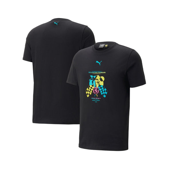 Scuderia Ferrari F1™ Team Special Edition Miami Men T-Shirt - Black
