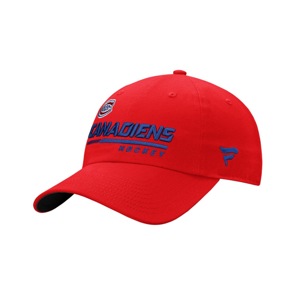 NHL® Montreal Canadiens Team Fanatics Authentic Pro Cap Adult Baseball Cap - Red / Navy Blue
