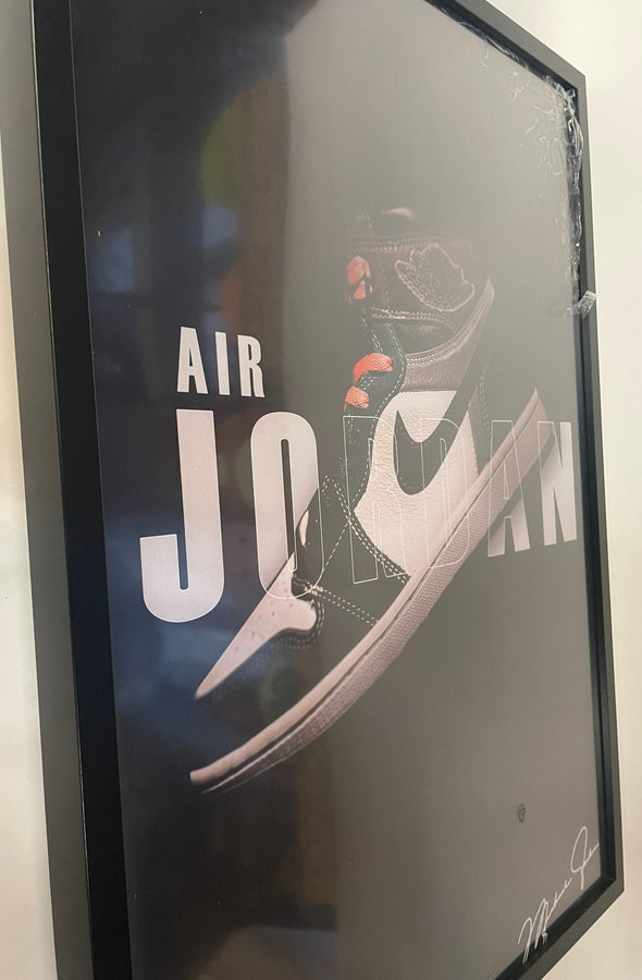 CANVAS Art Nike Air Jordan Shoe Wooden Frame - Accessories