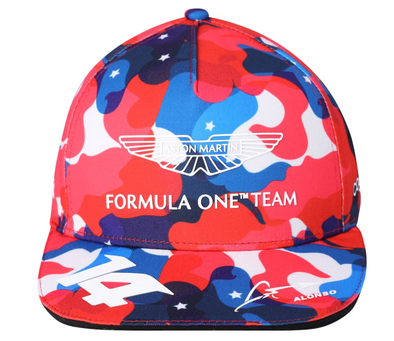 Aston Martin Cognizant F1 Fernando Alonso Special Edition Kimoa USA GP Hat- Camo