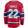 Montreal Canadiens  Cole Caufield 22 Jersey - Men - Red