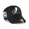 Montreal Expos Team '47 MVP Adjustable Adult Baseball Cap - Black