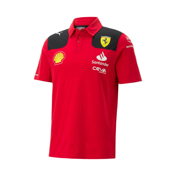 Scuderia Ferrari- F1-Team Polo Shirt -Men-Red