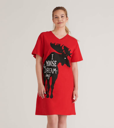 Little Blue House by Hatley-I moose be dreaming - Women - Red