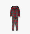 Little Blue House by Hatley Jumpsuit-Moose on Charcoal Adult - Grey